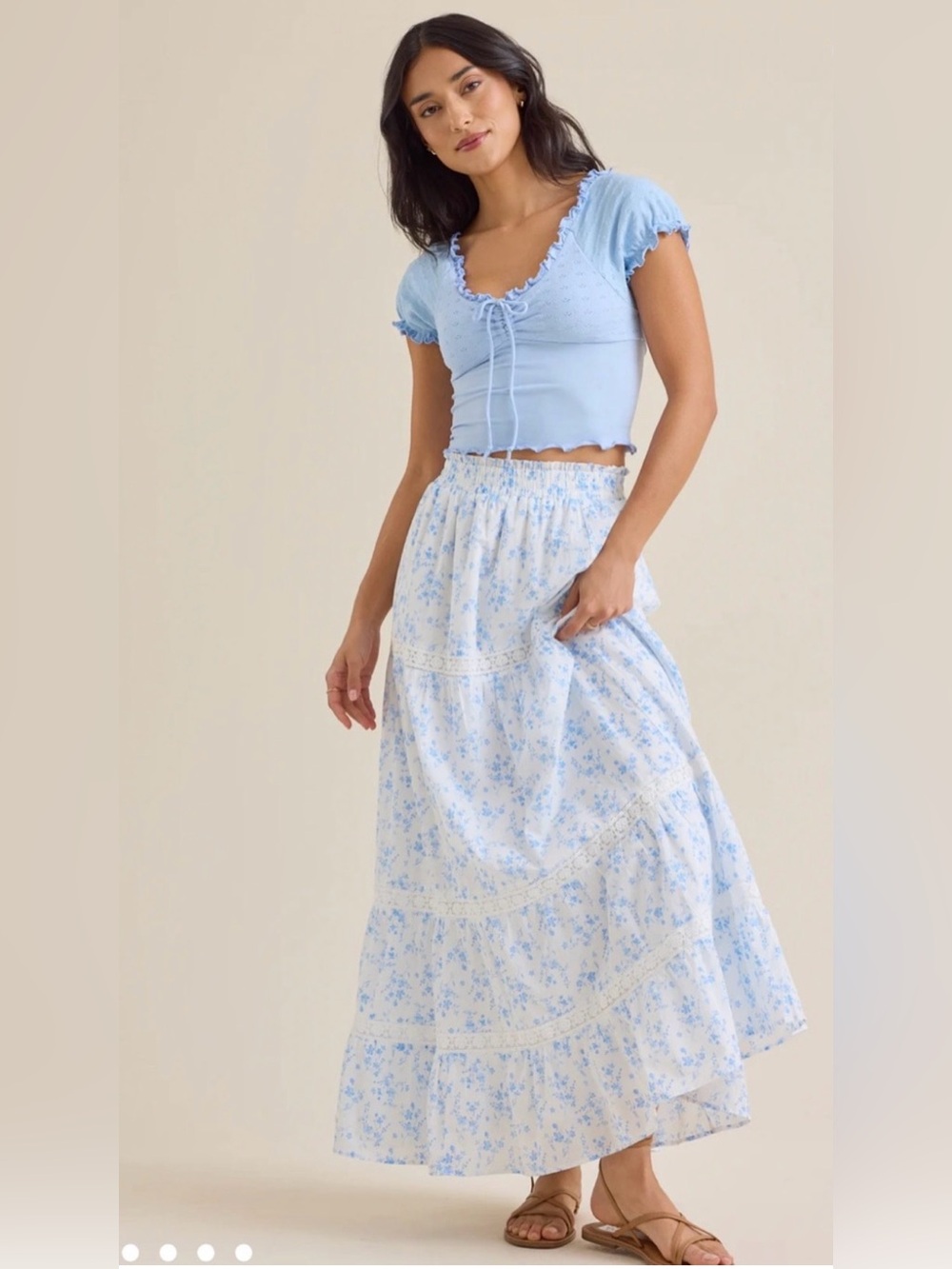 Altar’d State Adalyn Floral Maxi Skirt - Picture 2 of 7